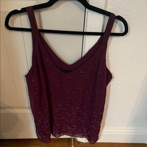 White House Black Market Plum Camisole
